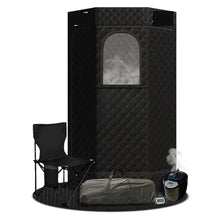 60-Min Portable Folding Personal Steam Sauna Tent Set Remote Control