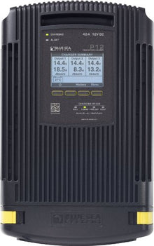 Blue Sea Systems 12V DC 40A P12 Battery Charger Blue