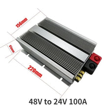 48 Volt to 24 Volt 48V to 24V 50A to 125A Switching Power Converter Step Down DC to DC Transformer Buck RegulatorTruck Voltage (Color : 48V to 24V80A, Size : 48V_24V)