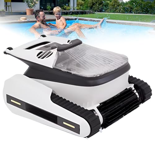 FENOKD Robotic Pool Cleaner for In-Ground Pools, Cordless Vacuum with Smart Navigation & App Control