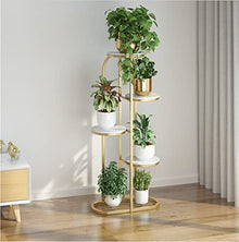 RWGOVLU Flower Stand Living Room Floor-to-Ceiling Flower Stand Wrought Iron Balcony Multi-Storey Indoor Green Dill Flower Pot Stand Plant Stand