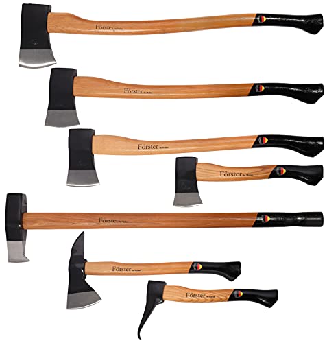 1844 Helko Werk Germany Förster 7 Piece Axe Set Black