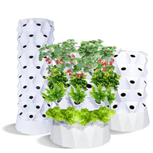 Indoor Gardening Hydroponic Growing System, Column Tower Planting Box, Hydroponic Equipment, DIY Soilless Culture Growing Kit, with 48/64 Planting Points, Gift for Gardening Enthusiasts 10thfloor