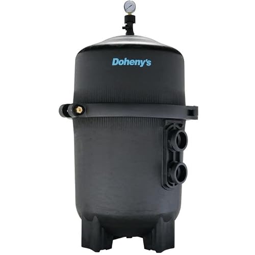 Doheny's Pool Pro Deluxe Multi-Element Quad Cartridge Filter for In-Ground Swimming Pools | for Pool