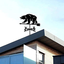 Animal Metal Weather Vane Garden weathervanes Wind Direction Indicator for Outdoor Yard Roof Mountain Decoration Cast Iron Wind Vane (Style 5) (Style 1)