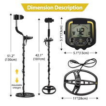 JIQHOHX Underground Metal Detector, Underground Metal Detector Tianxun Powerful Gold Detectors Treasure Hunter Seeker Pointer Detector High Accuracy Lightweight (with GP Pointer)