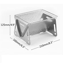 LSSOAZZVVN Small Picnic Basket Grill Basket with Handle for Outdoor Grill Foldable Camping Grill Instant Foldable and Easy to Carry Grill