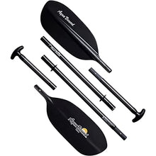 AQUA BOUND Shred Apart Carbon 4-Piece Packraft Paddle Black