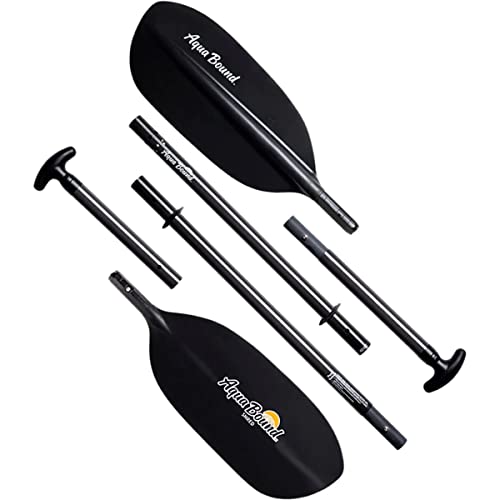 AQUA BOUND Shred Apart Carbon 4-Piece Packraft Paddle Black