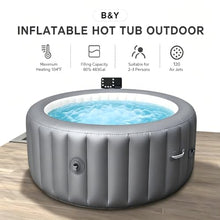 Certified PVC Spa Pool: Heated & Filtered Inflatable Swimming Pool for Courtyard Fun