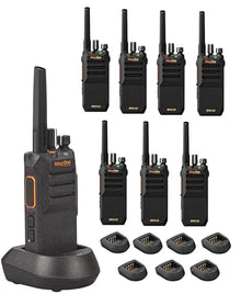 Motorola Solutions Mag One BPR50dX Two-Way Portable Radio UHF 4-Watt 64 Channel (8-Pack)