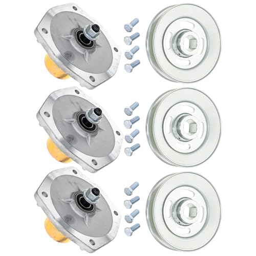 8TEN Deck Spindle Kit for Spindle Kubota K5579-34510+K5653-34550 3 Pack