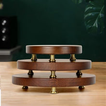 QUANGJN Pcs Plants Saucers Solid Wood Round Base Flower Pot Vase Wine Altar Bracket Buddha Statue Crafts Ornament Base Plant Pot Saucers,