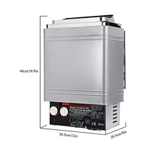 TPMCOS Dry Home Electric Sauna Heater 110V 2kW with Internal Controller for 70ft³ Hotel Shower Bathroom Sauna Room