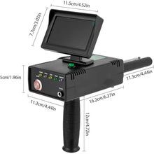 Gold Diamond Detector, Long Range Underground Metal Detector, High Accuracy Treasure Scanner, 1-1200m Search Range, 1-50m Depth, for Detecting Gold, Silver