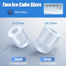 220v Portable Ice Maker Self-Cleaning Ice Machine with Ice Scoop and Basket Ice Ready in 6 Mins, for Home, Kitchen, Office, and Bar