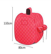 Infrared Sauna Portable Sauna Remote Control Temperature Used for Detoxification and Beauty Increase Blood Circulation (red)