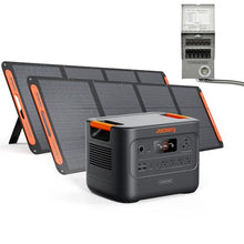 Jackery HomePower 3000 and Transfer Switch & 2x200W, 3072Wh, 3600W Output