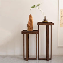 M3b6G8p1 bonsai pot stand Chinese Black Walnut Bonsai Base(Large)