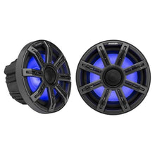 KICKER MSC 8-Inch Premium Marine 4-Ohm LED Coaxial Speakers, Pair