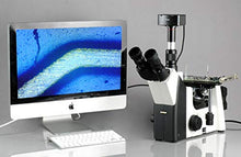 AmScope Digital Inverted Trinocular Metallurgical Microscope 50X-1000X with 5MP Camera