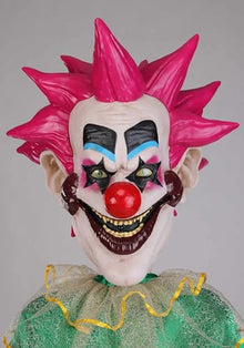 Fun Costumes 5.8FT Spikey Killer Klowns from Outer Space Animatronic | Animated Clown Halloween Decoration with Motion, Sound and Lights