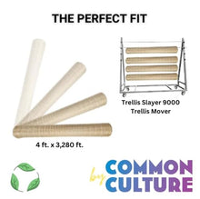 Common Culture Bio Trellis Netting Bulk Roll | 4 ft x 3,280 ft with 6-Inch Squares | Heavy-Duty Plant Support for Gardening, Climbing Plants, and Hydroponics | UV Resistant, Durable, Easy to Install