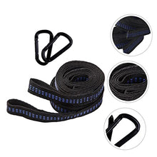 MaGiLL 3 Sets Hammock Strap Camping Hammock Ropes Chairs Outdoor Heavy Duty Hangers for Clothes Hammock Fixing Tools Hammock Tree Straps Outdoor Swing Tool Lanyard Lifts Polyester Simple