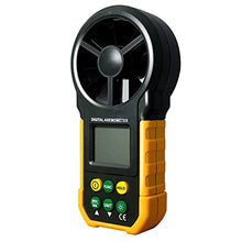 zhanghong Handheld Anemometer, Digital Wind Speed CFM Meter Gauge Air Flow Velocity Tester
