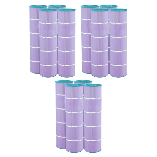 Hurricane Filters 12 Pack HF7471-04P Platinum Purple Pool Filter Cartridge - Replacement for PCC105, Unicel C-7471, Filbur FC-1977, Pentair Clean & Clear Plus 420