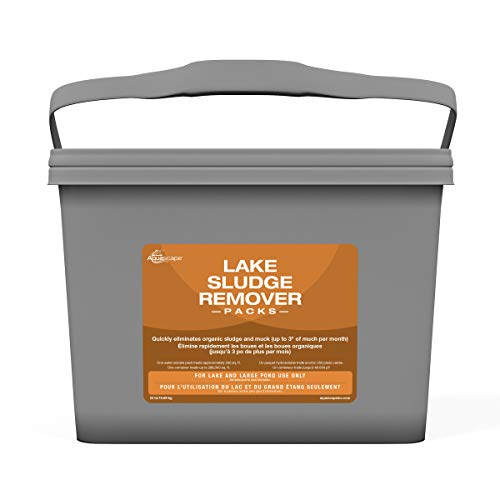 Aquascape Sludge Remover Water Treatments for Lake and Large Pond, 1,152 Packs | 40019