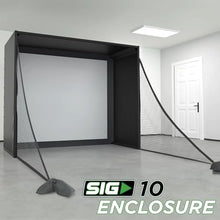 The Indoor Golf Shop SIG8 Golf Simulator Enclosure - Includes SIGPRO Premium Screen