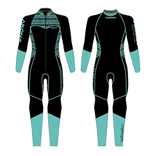 AKONA Women's 3mm Front Zipper Full Suit Quantum Stretch Neoprene