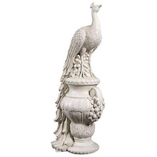 Design Toscano Staverden Castle Peacock on an Urn Garden Statue