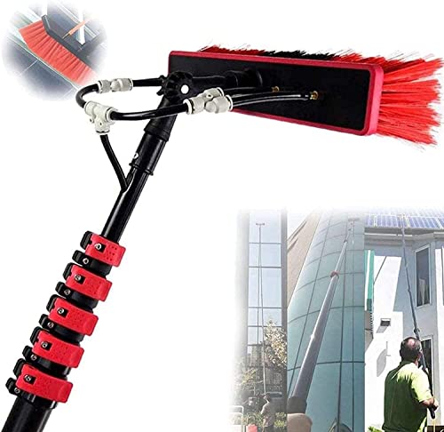 water fed pole kit window cleaning brush outdoor Window Cleaning Brush, Cleaning Pole, Telescopic Brush Extendable Cleaner Conservatory Roof, Cleaning Photovoltaic And Solar Panels Kit Water Brush
