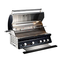 Whistler Built in Gas Grill 4 burner Stainless Steel Natural Gril for Outdoor Kitchen,Black