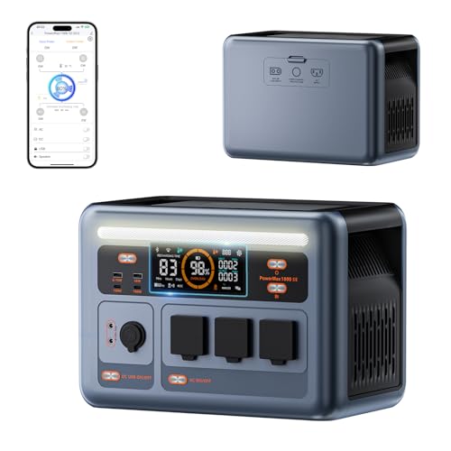 PowerMax 1800SE Portable Power Station 1800W (3600W Surge), 1024Wh