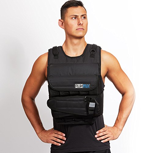 RUNmax RUNFast Weighted Vest 100lbs Black