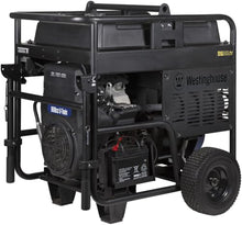 Westinghouse 28000 Peak Watt Home Backup Portable Generator, Remote Electric Start with Auto Choke, Transfer Switch Ready 30A & 50A Outlets, Gas Powered, CO Sensor,Blue