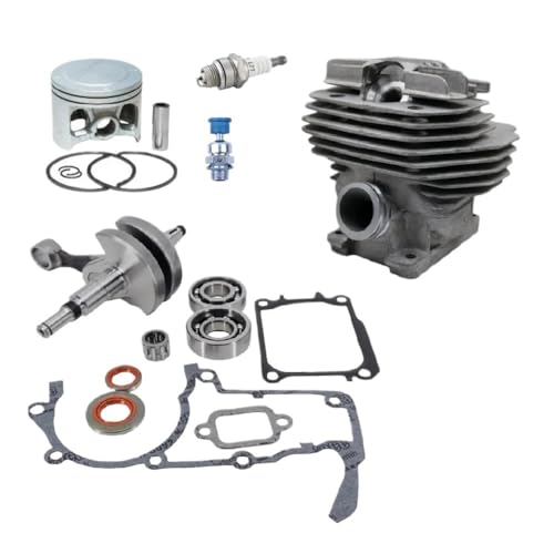 BMZSGSD 56mm Big Bore Cylinder Piston Crankshaft Bearing Gaskets Kit Fit for MS661 MS661C-M RZ Chainsaw Engine Rebuild Parts(1 X Total Kit)