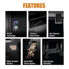 Z GRILLS 2023 Pellet Grill with PID 2.0 Control, Extra-Large Cooking Area, Meat Probes Black