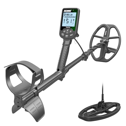 Nokta Score Metal Detector for Adults - Fully Waterproof, Rechargeable, Multi-Frequency, Easy-to-Use Detectors for Treasure Hunting (Score with SC24 Search Coil)