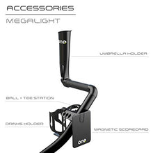 WishboneOne Golf Trolley Push-Pull Cart Megalite 3 Wheel Black