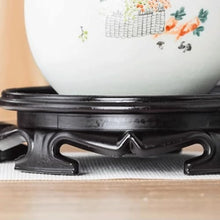 QUANGJN Pcs Plants Saucers Flower Pot Small Pot Holder Ceramic Flower Pot Vase Fish Tank Wooden Base Bottom Tray Chassis Round Bracket Bracket Plant Pot Saucers,