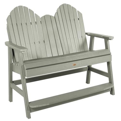 Highwood Hamilton 4ft Counter Height Adirondack Bench Eucalyptus
