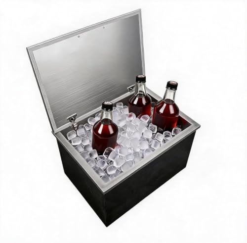Takywep Drop in Ice Chest 304 Stainless Steel Cooler with Cover