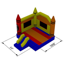 Inflatable HQ Crayon Castle Commercial Bounce House 100% PVC