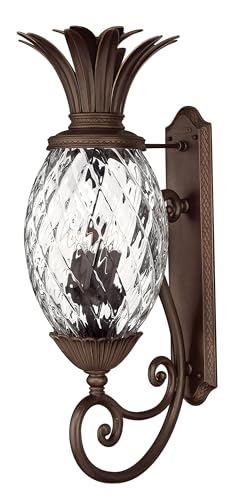Hinkley Plantation Collection Four Light Outdoor Large Wall Mount Copper Bronze