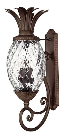 Hinkley Plantation Collection Four Light Outdoor Large Wall Mount Copper Bronze