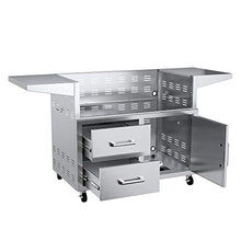 EdgeStar GRL420CART 42" Cart with Door and Drawer Combo for GRL420 Series Grills - Stainless Steel